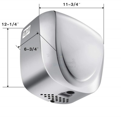 Скоростная сушилка рук TurboHand 2100 - купить в Тлиси